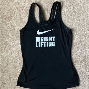 Nike weightlifting tank top